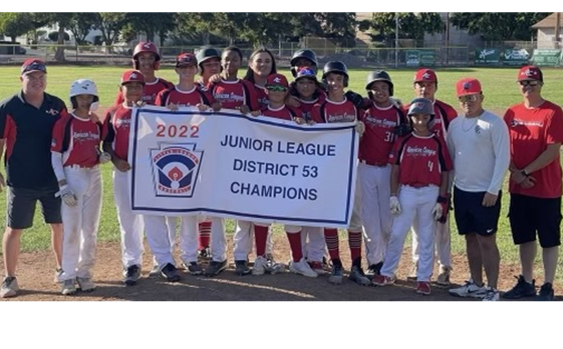 2022 Junior League District 53 Champions