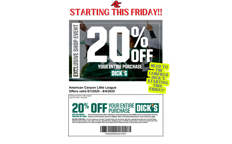 ACLL Discout @ DICK'S Sporting Goods